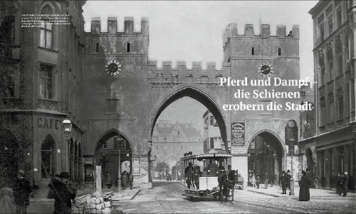 Buchcover und Innenansicht für das Buch: Münchner Schienennahverkehr