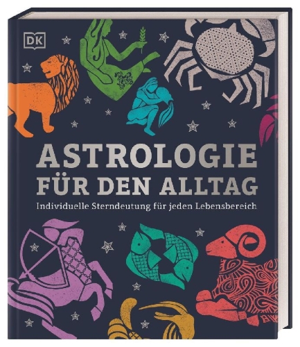 Buchcover und Innenansicht für das Buch: Astrologie für den Alltag