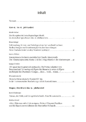 Buchcover und Innenansicht für das Buch: Von der Musik ausgehen