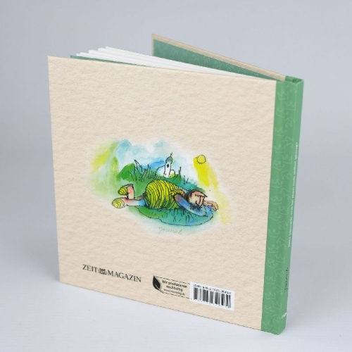 Buchcover und Innenansicht für das Buch: Herr Janosch, wie ist man sich selbst genug?