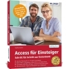 Buchcover und Innenansicht für das Buch: Access für Einsteiger - Schritt für Schritt zur Datenbank