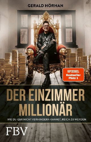 Buchcover und Innenansicht für das Buch: Der Einzimmer-Millionär