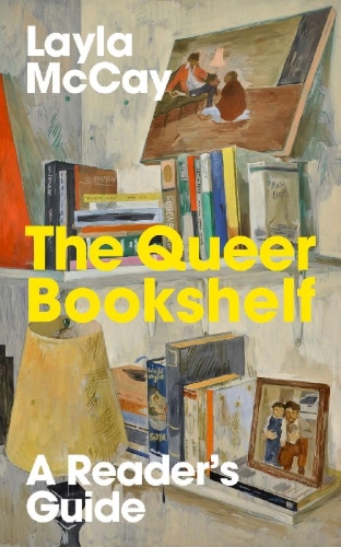 Buchcover und Innenansicht für das Buch: The Queer Bookshelf