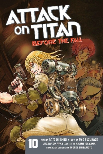 Buchcover und Innenansicht für das Buch: Attack on Titan: Before the Fall 10