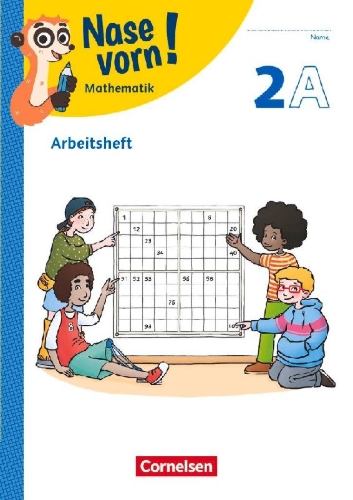 Buchcover und Innenansicht für das Buch: Nase vorn! - Mathematik 2. Schuljahr - Arbeitsheft Teil A und B