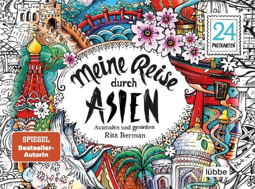 Buchcover und Innenansicht für das Buch: Meine Reise durch Asien