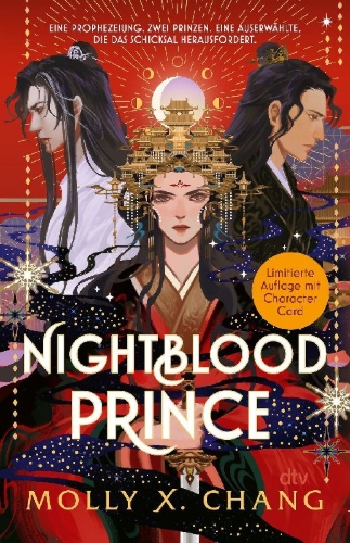 Buchcover und Innenansicht für das Buch: The Nightblood Prince