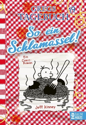 Buchcover und Innenansicht für das Buch: Diary of a Wimpy Kid
