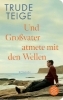 Buchcover und Innenansicht für das Buch: Morfar pustet med havet