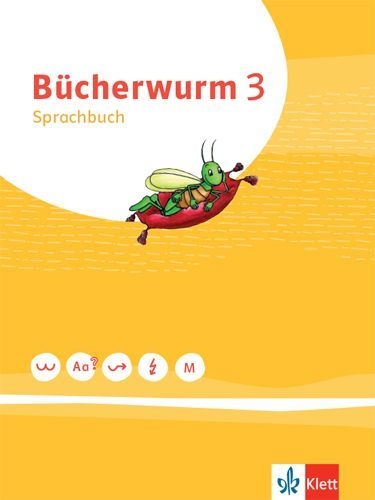 Buchcover und Innenansicht für das Buch: Bücherwurm Sprachbuch 3. Schülerbuch Klasse 3