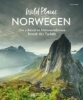 Buchcover und Innenansicht für das Buch: Wild Places Norwegen
