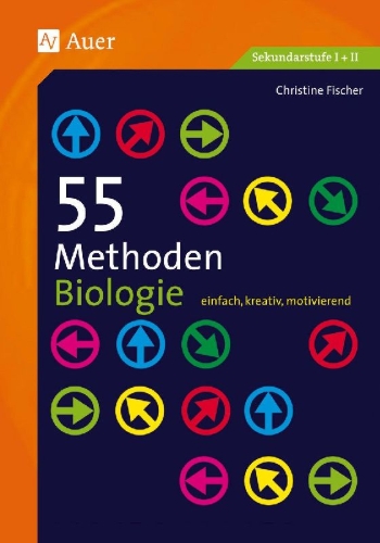 Buchcover und Innenansicht für das Buch: 55 Methoden Biologie