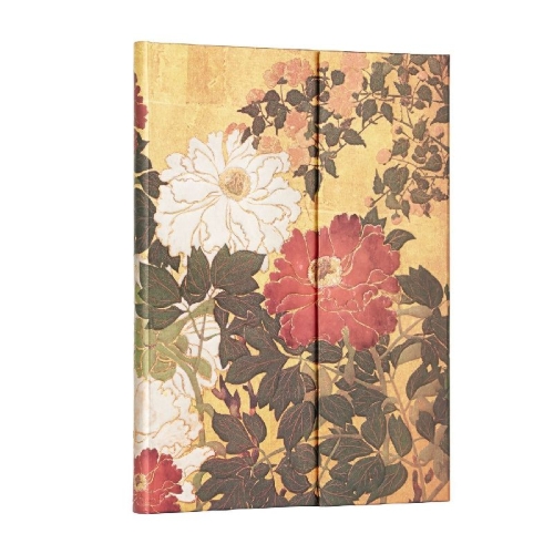 Buchcover und Innenansicht für das Buch: Natsu (Rinpa Florals) Ultra Lined Hardback Journal (Wrap Closure)