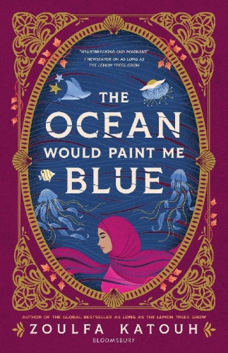 Buchcover und Innenansicht für das Buch: The Ocean Would Paint Me Blue