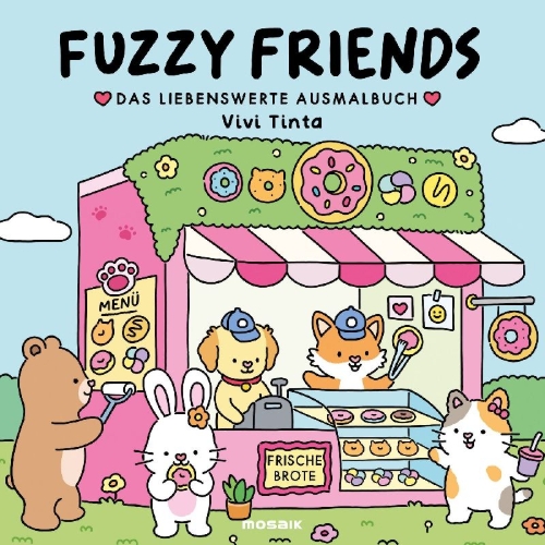 Buchcover und Innenansicht für das Buch: Fuzzy Friends