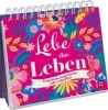 Buchcover und Innenansicht für das Buch: Lebe das Leben