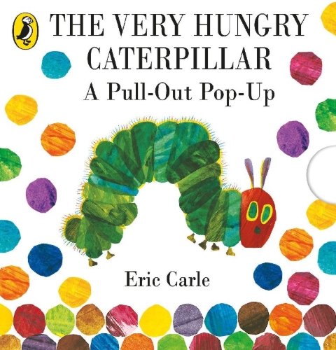 Buchcover und Innenansicht für das Buch: The Very Hungry Caterpillar: a Pull-out Pop-up