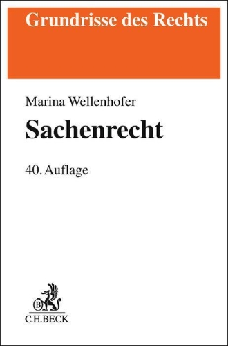 Buchcover und Innenansicht für das Buch: Sachenrecht
