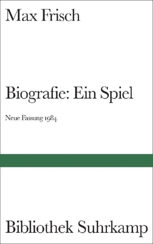 Buchcover und Innenansicht für das Buch: Biografie: Ein Spiel. Neue Fassung 1984