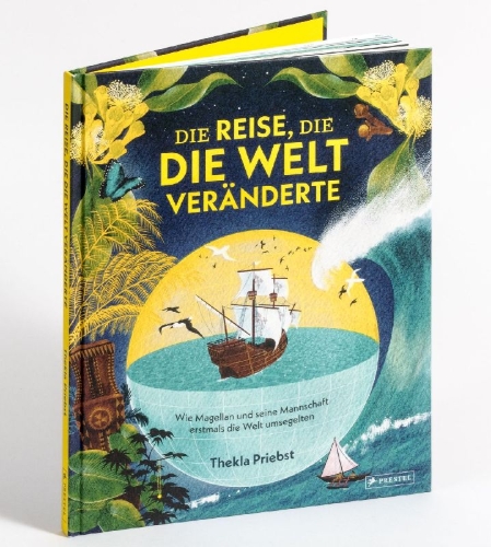 Buchcover und Innenansicht für das Buch: Die Reise, die die Welt veränderte