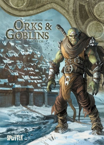 Buchcover und Innenansicht für das Buch: Orks & Goblins. Band 5