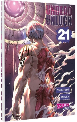 Buchcover und Innenansicht für das Buch: Undead Unluck