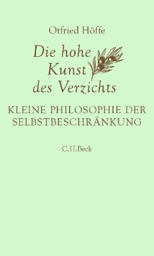 Buchcover und Innenansicht für das Buch: Die hohe Kunst des Verzichts
