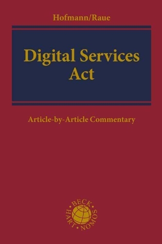 Buchcover und Innenansicht für das Buch: Digital Services Act