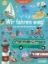 Buchcover und Innenansicht für das Buch: Wir fahren weg! Das Ferien-Wimmelbuch
