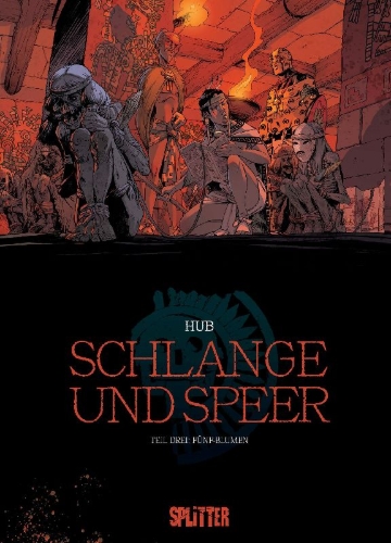 Buchcover und Innenansicht für das Buch: Le serpent et la lance 3