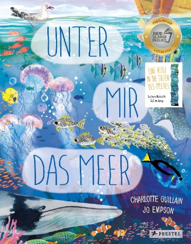 Buchcover und Innenansicht für das Buch: The Sea Below My Toes