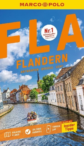 Buchcover und Innenansicht für das Buch: MARCO POLO Reiseführer Flandern, Antwerpen, Brügge, Gent