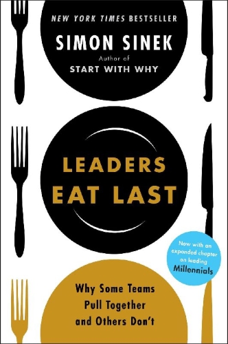 Buchcover und Innenansicht für das Buch: Leaders Eat Last