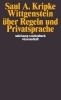 Buchcover und Innenansicht für das Buch: Wittgenstein on Rules and Private Language An Elementary Exposition
