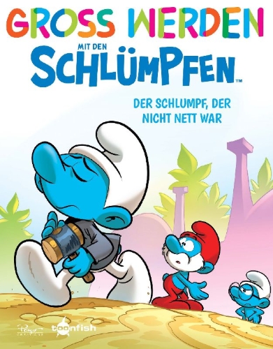 Buchcover und Innenansicht für das Buch: Grandir avec les Schtroumpfs 11