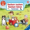Buchcover und Innenansicht für das Buch: Hör mal hin - Sachen suchen, Sachen hören: Tierkinder