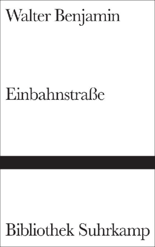 Buchcover und Innenansicht für das Buch: Einbahnstraße