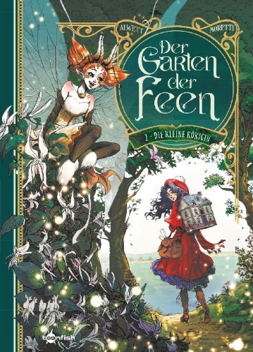 Buchcover und Innenansicht für das Buch: Le jardin des fees 2