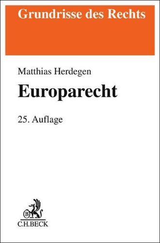 Buchcover und Innenansicht für das Buch: Europarecht