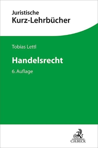 Buchcover und Innenansicht für das Buch: Handelsrecht