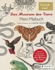 Buchcover und Innenansicht für das Buch: Animalium Coloring Book