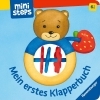 Buchcover und Innenansicht für das Buch: ministeps: Mein erstes Klapperbuch