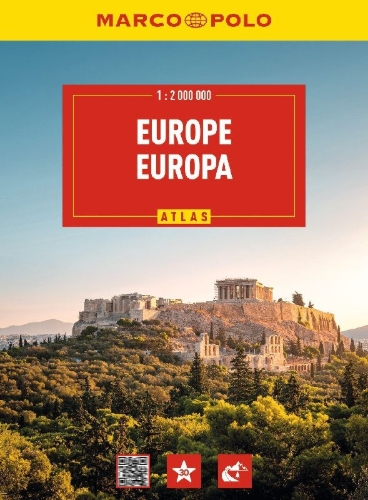 Buchcover und Innenansicht für das Buch: MARCO POLO Reiseatlas Europa 1:2 Mio.