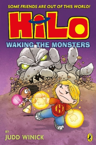 Buchcover und Innenansicht für das Buch: Hilo: Waking the Monsters