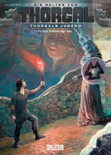 Buchcover und Innenansicht für das Buch: Die Welten von Thorgal - Thorgals Jugend. Band 9