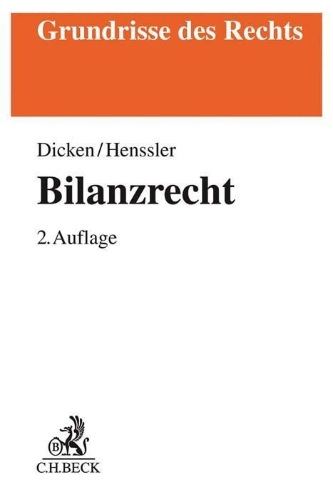 Buchcover und Innenansicht für das Buch: Bilanzrecht