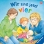 Buchcover und Innenansicht für das Buch: Wir sind jetzt vier