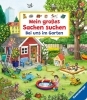 Buchcover und Innenansicht für das Buch: Mein großes Sachen suchen: Bei uns im Garten