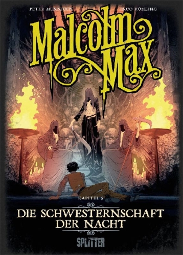 Buchcover und Innenansicht für das Buch: Malcolm Max. Band 5