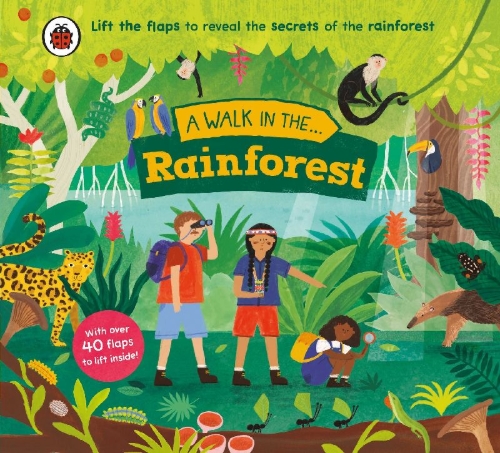 Buchcover und Innenansicht für das Buch: A Walk in the Rainforest
